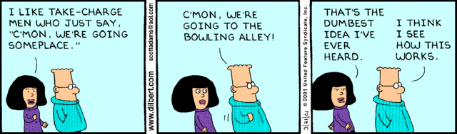 Morning Story and Dilbert