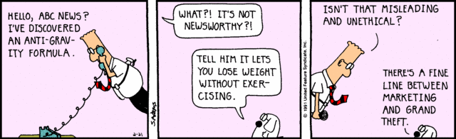 Morning Story and Dilbert